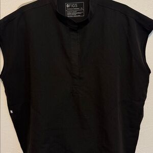 Ladies Fig Scrub set Black